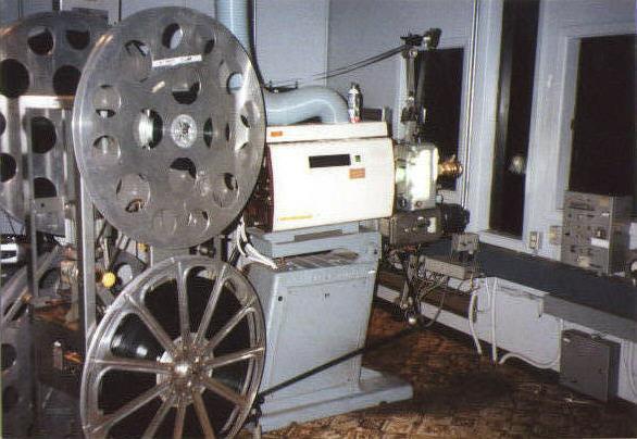 Projection booth