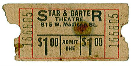 STAR AND GARTER Theatre; Chicago, Illinois.
