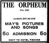 ORPHEUM (BLUE MILL) Theatre; Kenosha, Wisconsin.