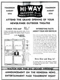 HI-WAY OUTDOOR Theatre; Wadsworth, Illinois.