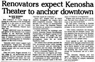 KENOSHA Theatre; Kenosha, Wisconsin.