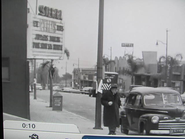 Scene from "The Final Tribute" episode of 'Screen Directors Playhouse' (TV, 1955) with actor Thomas Mitchell. Interiors and exteriors were mainly filmed at the clinic next door (still there).