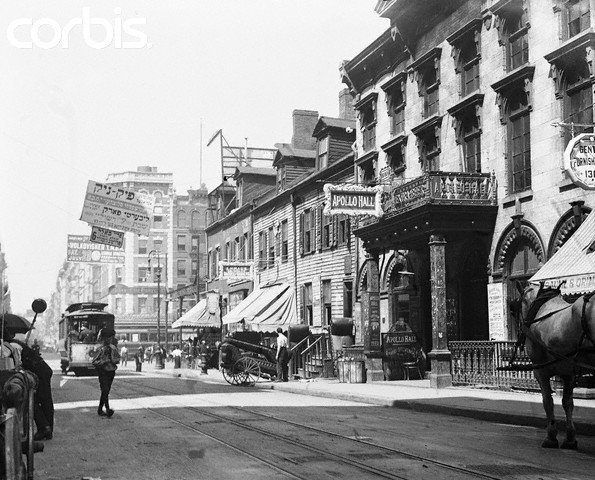 Apollo Hall on Clinton Street, circa1900