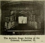View of the stage