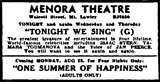 Menora Theatre and Picture Gardens 362 Walcott Street, Menora, WA  - 1954