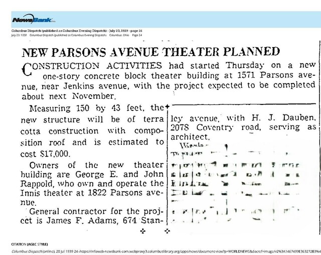 New Theater Plans