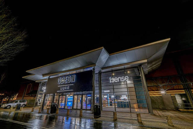 ODEON Cinema Luxe Tamworth at Night