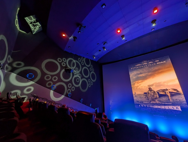 Interior with Interstellar poster slideshow