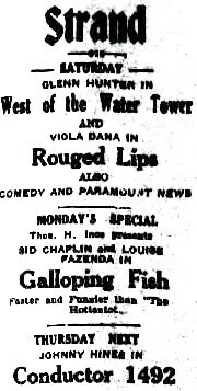 Hoyts Strand Theatre Boorowa Street and Clarke Street, Young, NSW - 1924
