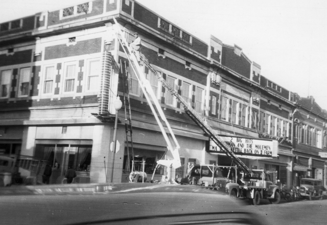 State Theater Sign Install 1951