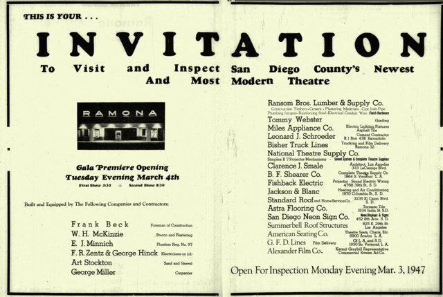 Ramona Mainstage Theatre