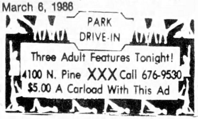 Park Drive-in Theater Abilene, TX.