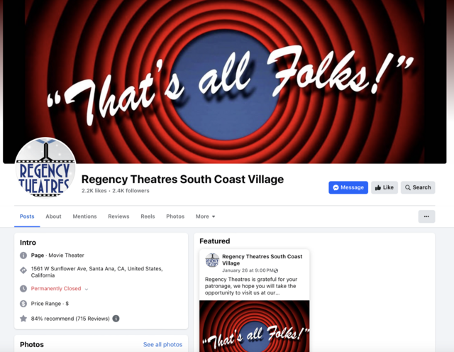 South Coast Village Cinemas