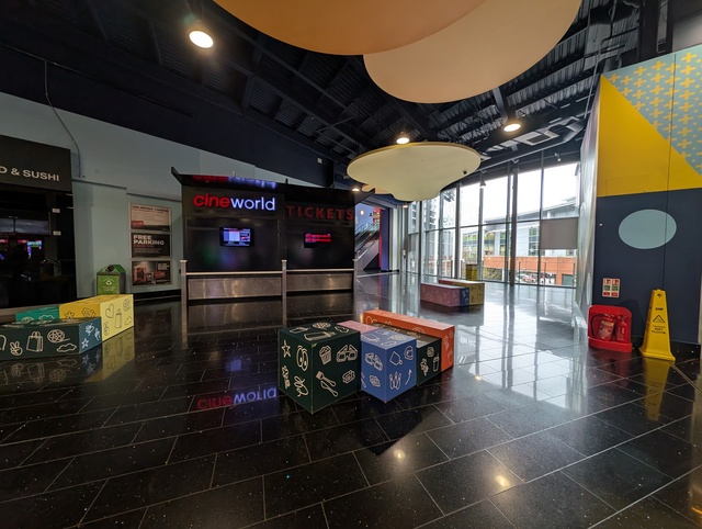 Lower Foyer - previous location of ticket desks