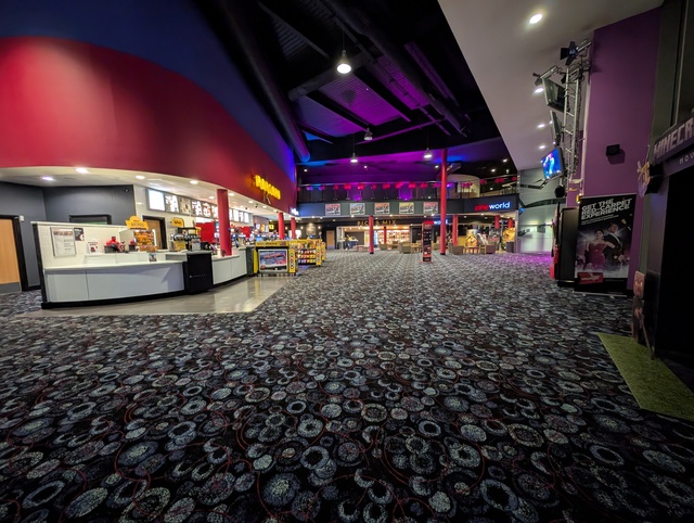 Foyer and Concessions counter