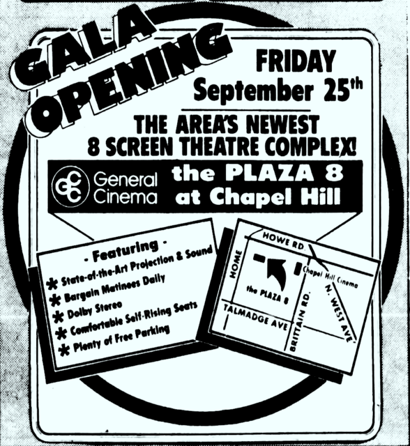 Plaza Cinemas at Chapel Hill