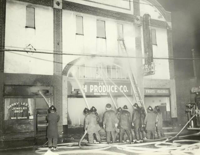 Former Hippodrome Building - Fire in the 1960's