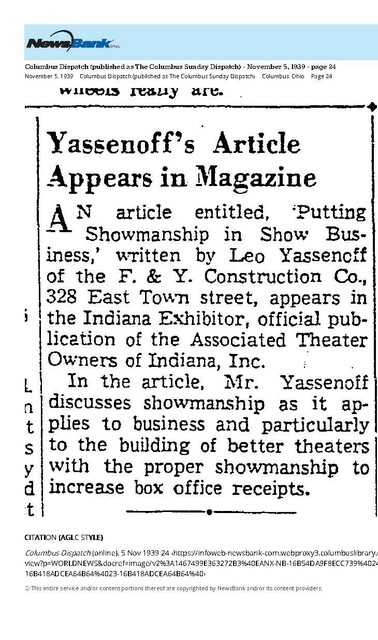 Theater Showman and More