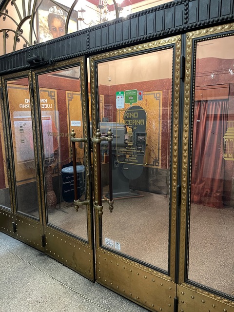 Front entrance of theatre