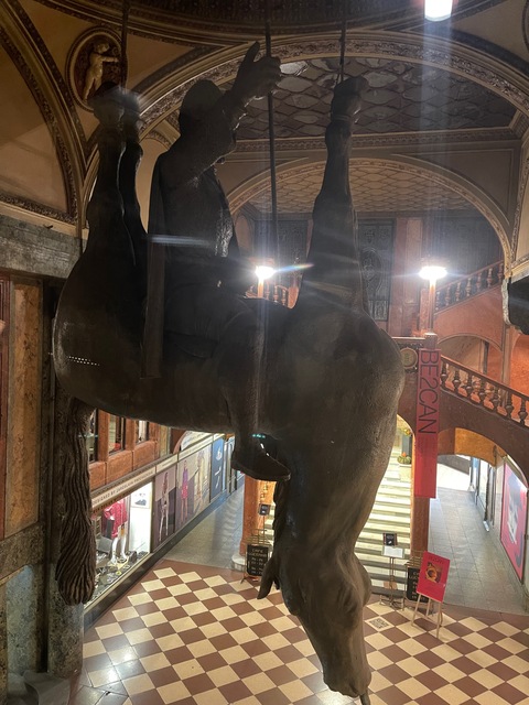 Statue of King Wenceslas Riding an Upside-Down Dead Horse