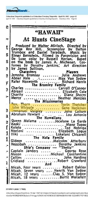 Gene Hackman, RIP (1930 - 2025)