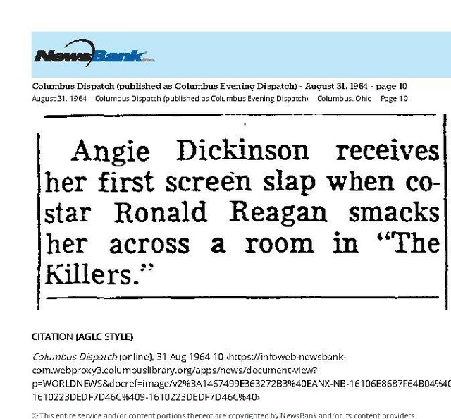 Ronald Reagan's Final Film