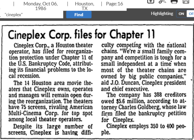 America Cinemas Pasadena 