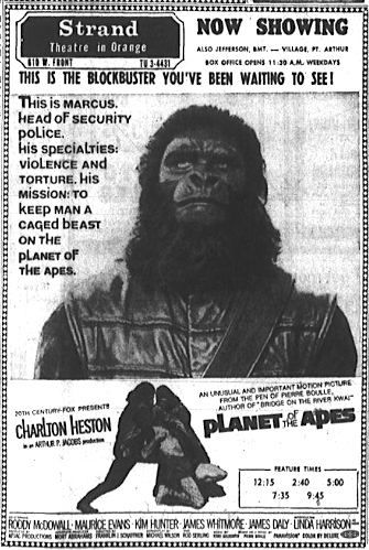 Planet of the Apes May 1968