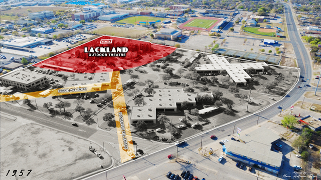 Lack Land Theatre Modern Sky View with 1957 X-Ray