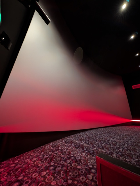 IMAX Screen 1 from entrance to screen