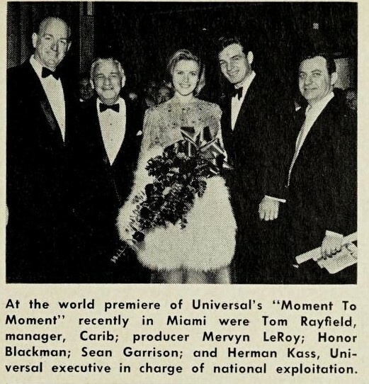 World Premiere / Honor Blackman, RIP (1925 - 2020)