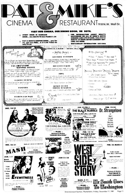 Pat & Mike's Cinema Restaurant