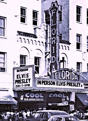 Florida Theatre 5th Street S. and 1st Avenue S., St. Petersburg, FL - ELVIS LIVE 1956