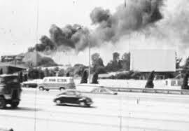 Dixie Gardens during the Lookout House fire