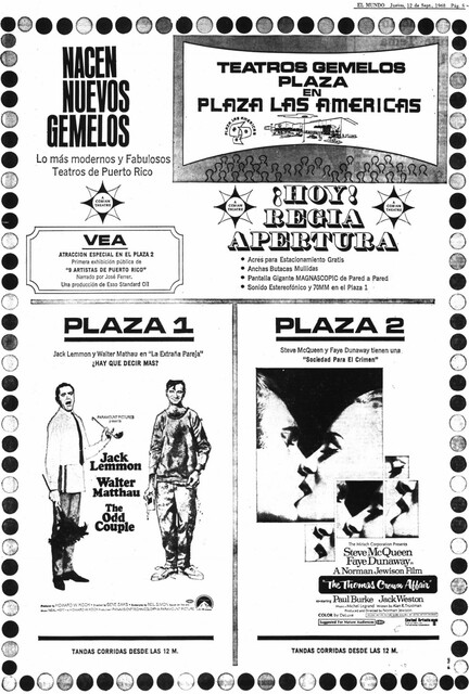 Cines Plaza 1, 2, 3, 4