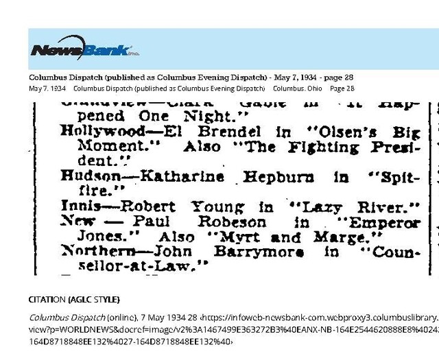 Paul Robeson on Screen