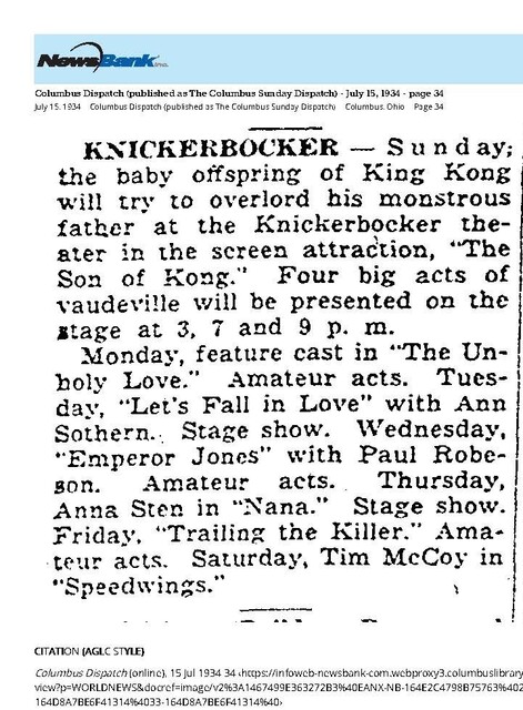 Paul Robeson on Screen