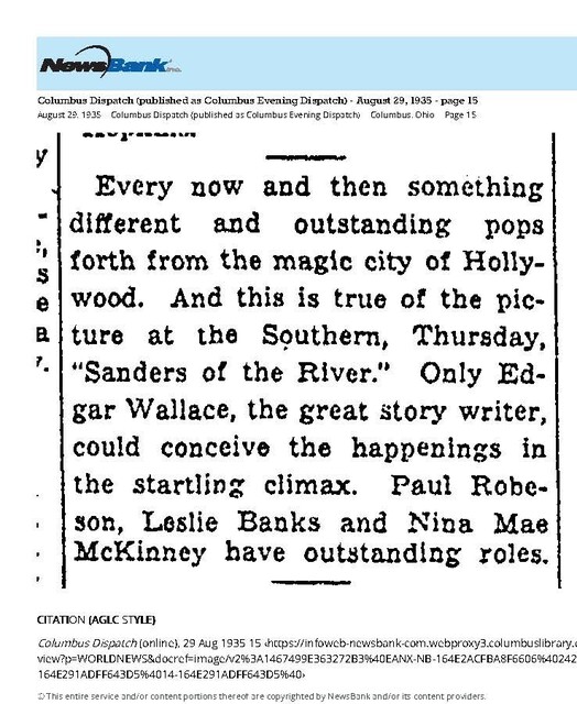 Paul Robeson on Screen