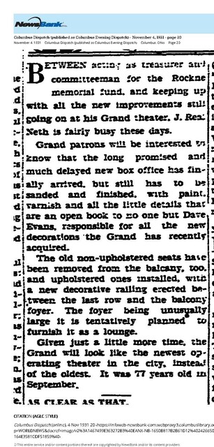 Before it became the RKO Grand