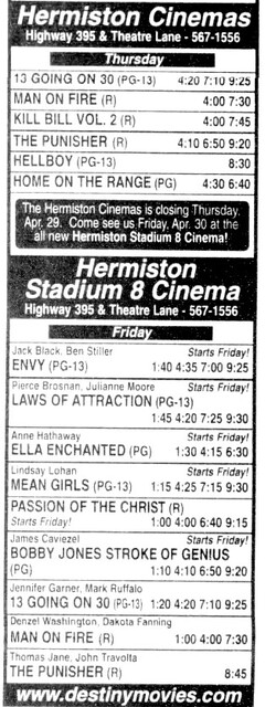 Hermiston Stadium 8 Cinema