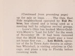 November 1956 News