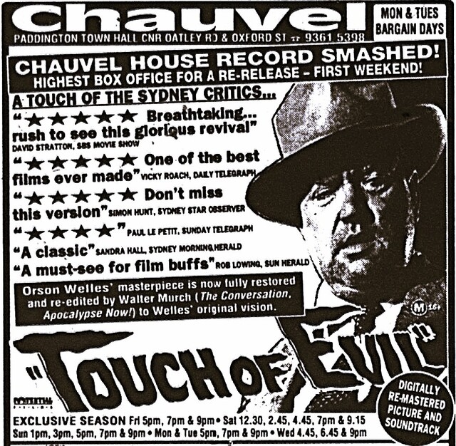 Chauvel Cinema 249 Oxford Street, Sydney, NSW