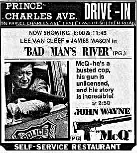 Prince Charles Avenue Drive-In Prince Charles Drive, Nassau - 1971