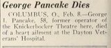George Pancake, R.I.P.