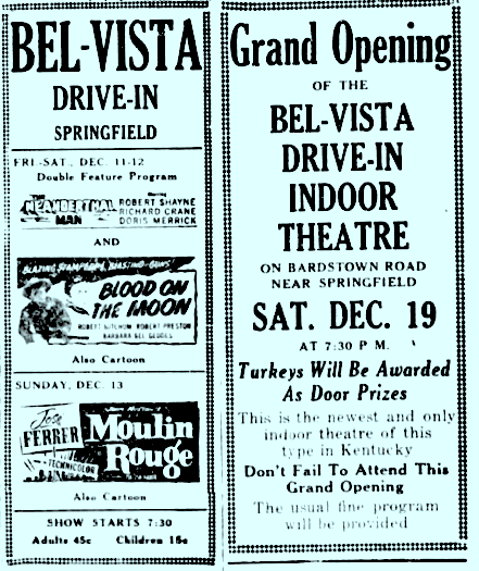 Bel-Vista Drive-In & Bel-Vista Drive-In Indoor Theatre