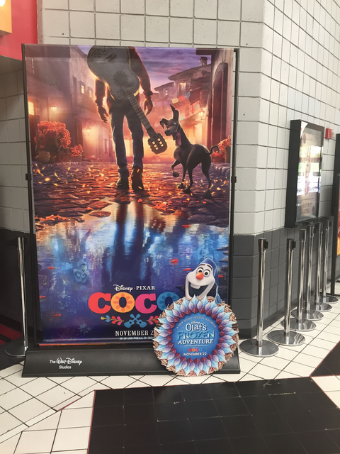 Coco.Olaf standee