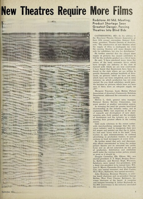 Exhibitors' Number One Wish in 1965