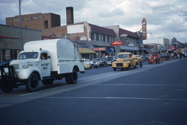 Circa 1957 photo credit The Wayne Historical Society.