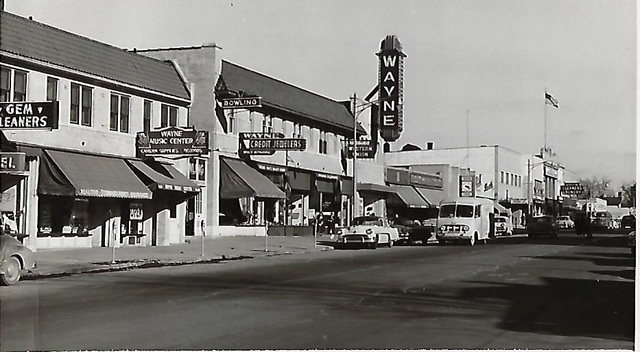 1950s photo credit The Wayne Historical Society.