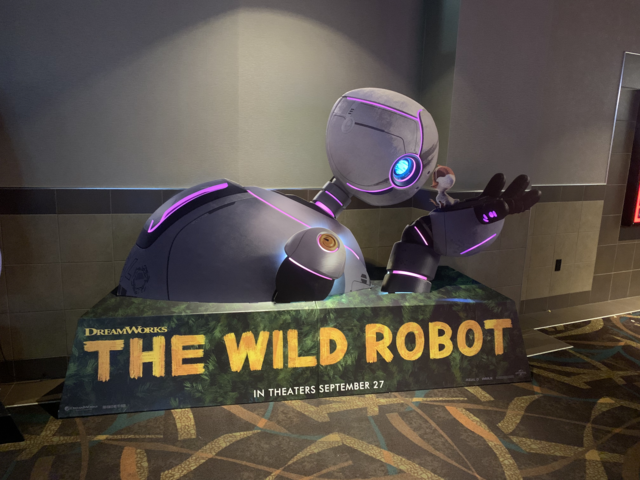 Wild Robot standee